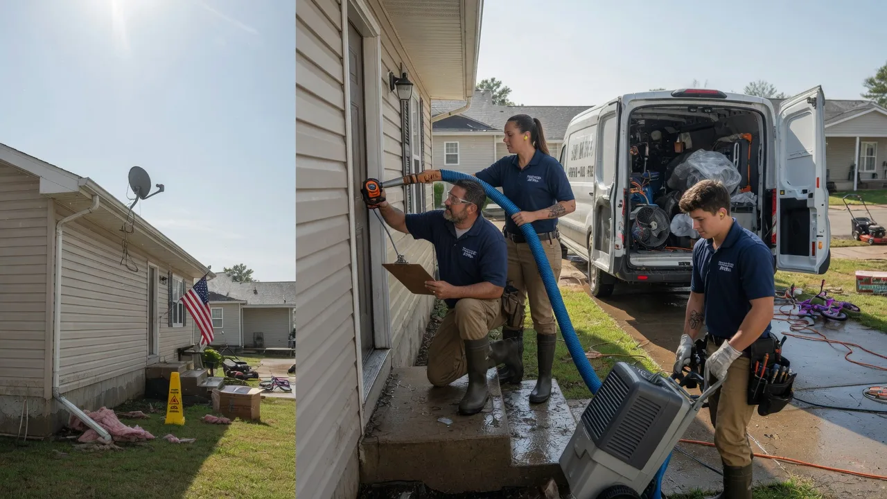 Ceiling Water Damage Restoration in Annandale, MN near me